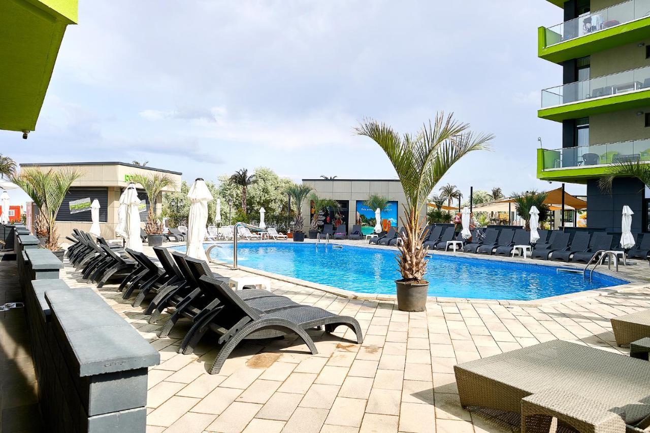 Bamboo Sea View Apartment - Spa Pools Resort And Parking Mamaia Exterior foto