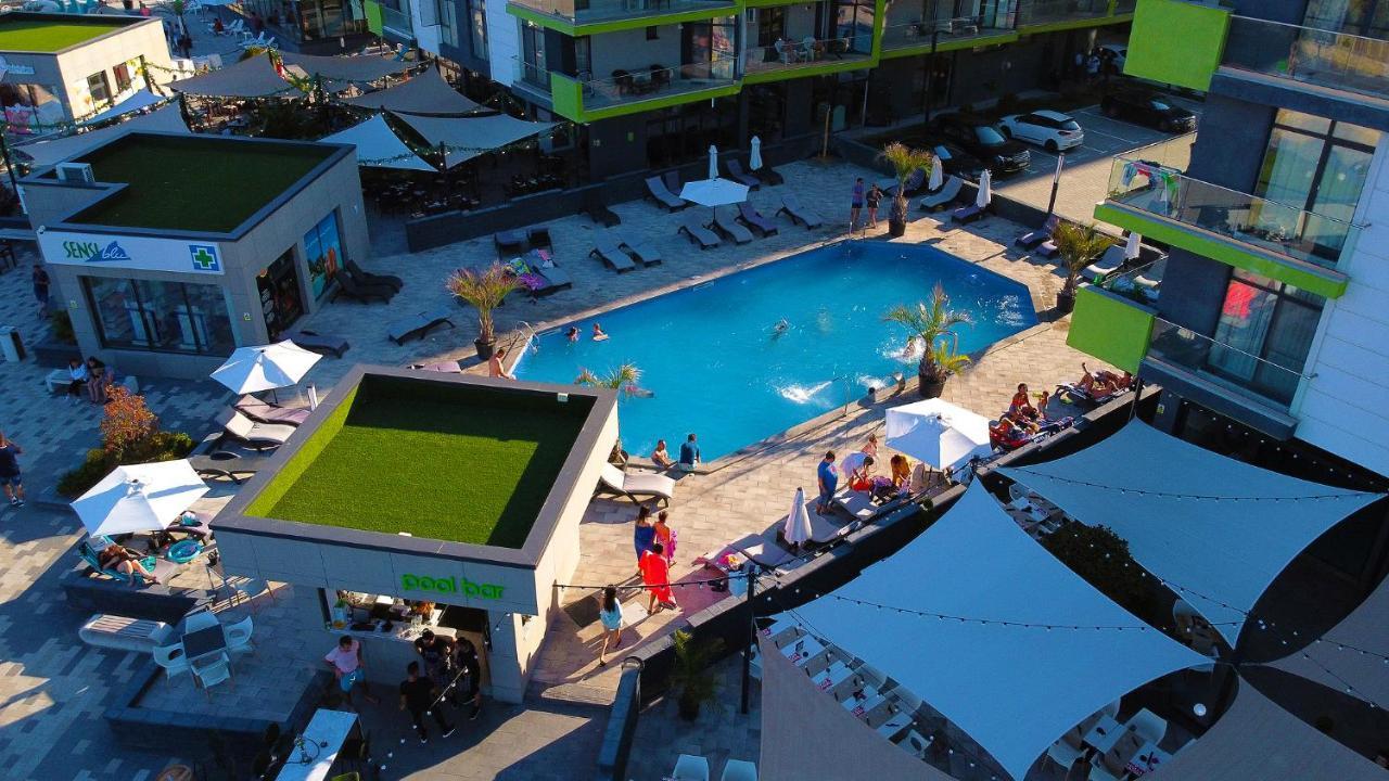 Bamboo Sea View Apartment - Spa Pools Resort And Parking Mamaia Exterior foto